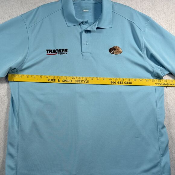 Bass Pro Shops Tracker Boats Polo Shirt Men's XLT World Wide Sportsman Coolmax - Picture 9 of 10